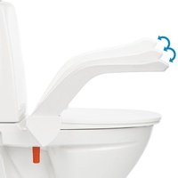 Etac - Toilettensitzerhöhung mit Armlehnen WC-Erhöhung Toilettenaufsatz My-Loo 2cm von Etac
