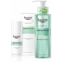 Eucerin® DermoPure Reinigungsgel + Eucerin® DermoPure mattierendes Fluid von Eucerin