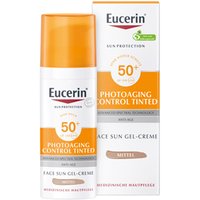 Eucerin® Photoaging Control Tinted Face Sun Gel Creme LSF 50+ – Anti Aging Sonnenschutzcreme für empfindliche Haut – Mittel - Jetzt 20% sparen mit Code 'sommer20' von Eucerin