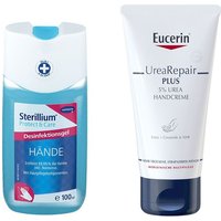 Sterillium® Protect & Care Händedesinfektion + Eucerin UreaRepair Plus Handcreme 5 % Set von Eucerin