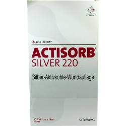 ACTISORB 220 Silver 10,5x19 cm steril Kompressen von EurimPharm Arzneimittel GmbH