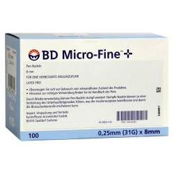 "BD MICRO-FINE+ 8 Pen-Nadeln 0,25x8 mm 100 Stück" von "EurimPharm Arzneimittel GmbH"