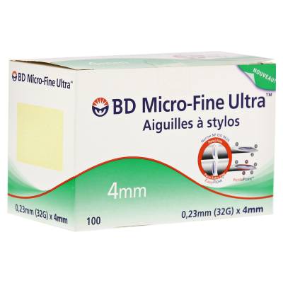 "BD MICRO-FINE ULTRA Pen-Nadeln 0,23x4 mm 32 G 100 Stück" von "EurimPharm Arzneimittel GmbH"