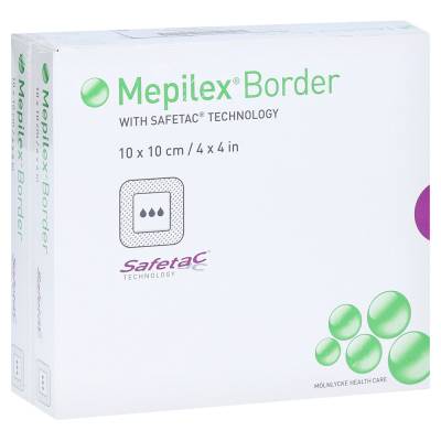 "MEPILEX Border Schaumverband 10x10 cm 10 Stück" von "EurimPharm Arzneimittel GmbH"