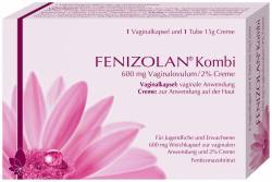 FENIZOLAN Kombi 600 mg Vaginalovulum+2% Creme von Exeltis Germany GmbH