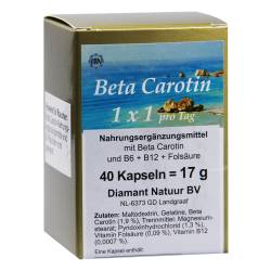 "BETA CAROTIN 1x1 pro Tag Kapseln 40 Stück" von "FBK-Pharma GmbH"