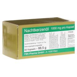 "NACHTKERZENÖL 1000 Kapseln 60 Stück" von "FBK-Pharma GmbH"