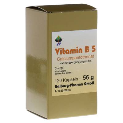 "VITAMIN B5 KAPSELN 120 Stück" von "FBK-Pharma GmbH"