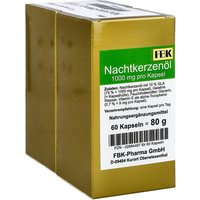 NachtkerzenÃ¶l 1000 Kapseln von FBK-Pharma