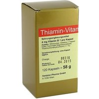 Thiamin Kapseln Vitamin B1 von FBK-Pharma