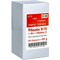 Vitamin B12 + B6 + FolsÃ¤ure Komplex N Kapseln von FBK-Pharma