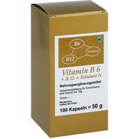 Vitamin B6+b12+folsÃ¤ure N Kapseln von FBK-Pharma