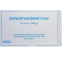 ZELLWA Bl�ttchen hochgebl. 4x6 cm 500 g von FESMED Verbandmittel GmbH