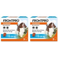 Frontpro® Kautablette gegen Zecken und Flöhe für Hunde (>10-25kg) von FRONTPRO