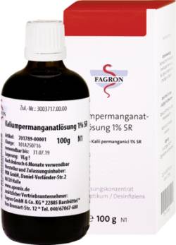 KALIUMPERMANGANAT-L�SUNG 1% SR 100 g von Fagron GmbH & Co. KG