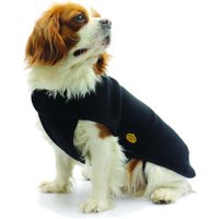 Fashion Dog Fleece-Hundemantel - Schwarz - 30 cm von Fashion Dog