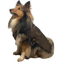 Fashion Dog Hunde-Regenmantel mit Fleecefutter - Braun - 65 cm von Fashion Dog