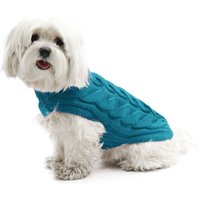 Fashion Dog Hunde-Strickpullover mit Zopfmuster von Fashion Dog