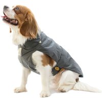 Fashion Dog Hundemantel mit Kunstpelz-Futter - Grau - 65 cm von Fashion Dog