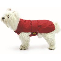 Fashion Dog Hundemantel mit Kunstpelz-Futter - Rot - 43 cm von Fashion Dog