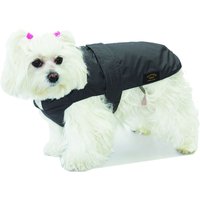 Fashion Dog Hundemantel mit Kunstpelz-Futter - Schwarz - 39 cm von Fashion Dog