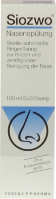 SIOZWO Nasenspülung Konservierungsstofffrei von Febena Pharma GmbH