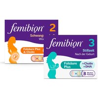 Femibion® 2 Schwangerschaft + Femibion® 3 Stillzeit - Muttertagsaktion: Jetzt 10% sparen mit Code 'Fem10' von Femibion