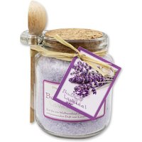 Florex - Badesalz im Glas mit Holzlöffel, Lavendel von Florex