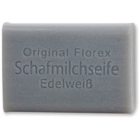 Florex - Schafmilchseife eckig Edelweiß silber von Florex