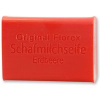 Florex - Schafmilchseife eckig Erdbeere von Florex