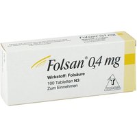 Folsan 0,4 mg Tabletten von Folsan