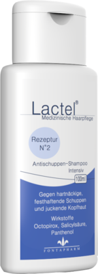 LACTEL Nr.2 Shampoo gegen festhaftende Schuppen 100 ml von Fontapharm AG