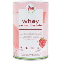 For You Whey Protein Isolate Joghurt-Himbeere Pulver von For You