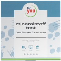 for you mineralstoff-test – Bluttest für zuhause von For You