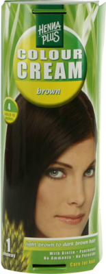 HENNAPLUS Colour Cream brown 4 60 ml von Frenchtop Natural Care Products B.V