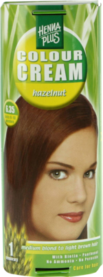 HENNAPLUS Colour Cream hazelnut 6,35 60 ml von Frenchtop Natural Care Products B.V
