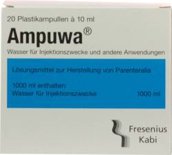AMPUWA Plastikampullen Injektions-/Infusionslsg. 20X10 ml von Fresenius Kabi Deutschland GmbH