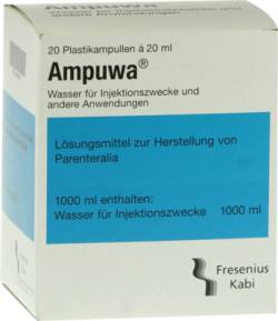 AMPUWA Plastikampullen Injektions-/Infusionslsg. 20X20 ml von Fresenius Kabi Deutschland GmbH