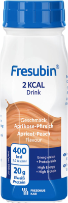 FRESUBIN 2 kcal DRINK Aprikose Pfirsich Trinkfl. 4X200 ml von Fresenius Kabi Deutschland GmbH