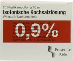 Isotonische Kochsalzlösung 0,9% Injektionslösung von Fresenius Kabi Deutschland GmbH