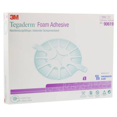 "TEGADERM Foam Adhesive FK 13,9 cm rund 90619 5 Stück" von "Fresenius Kabi Deutschland GmbH"
