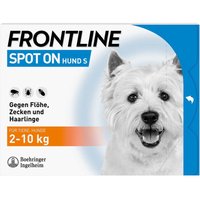 Frontline Spot On Hund S (2-10 kg) gegen Zecken, FlÃ¶he, Haarling von Frontline