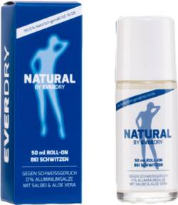 EVERDRY Roll-on Natural ohne Aluminiumsalze 50 ml von Functional Cosmetics Company AG