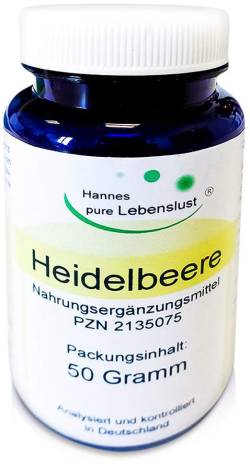 Heidelbeer Pulver von G & M Naturwaren Import Gmb