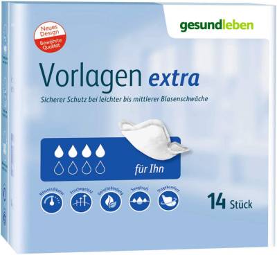 Gesund Leben Vorlagen Herren Extra 8 X 10 Stück von GEHE Pharma Handel GmbH