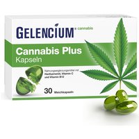 Gelencium® Cannabis Plus Kapseln mit Vitamin B12 von GELENCIUM