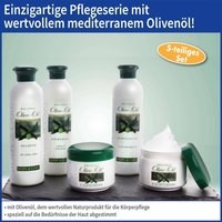 Bio-Vital 5-tlg. Pflegeset Oliven-Öl einzigartige Pflegeserie mit wertvollem mediterranem Olivenöl von GHZMATRA