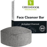 Greendoor Face Cleanser Bar Activated Charcoal von GREENDOOR