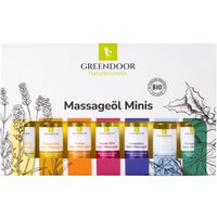 Greendoor Massageöl Sortiment als Minis von GREENDOOR