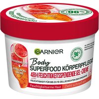 Garnier Erfrischende Körperpflege für trockene Haut, Body Butter mit Wassermelone und Hyaluronsäure von Garnier